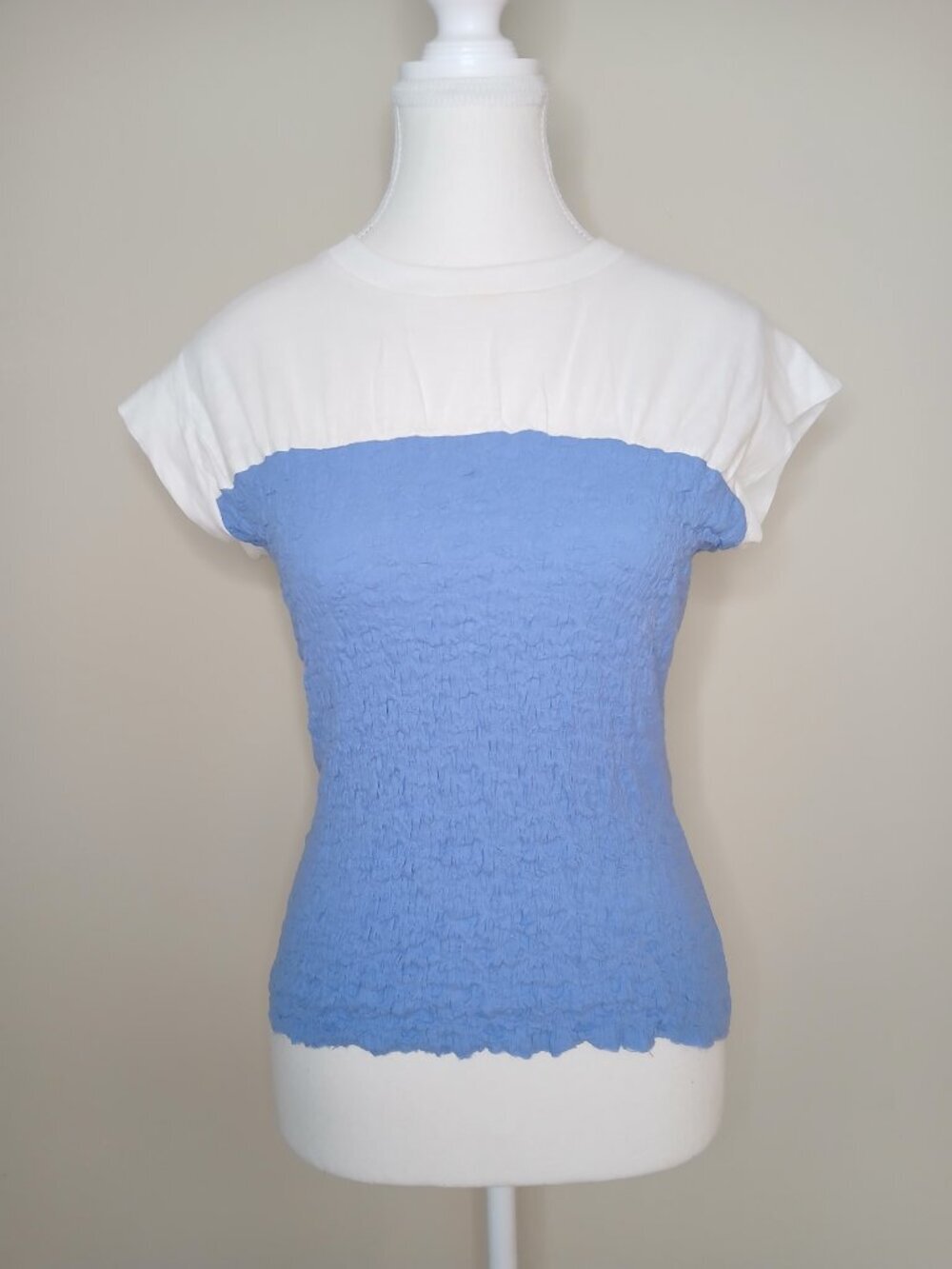 Anthropologie Maeve Smocked Muscle Top Size Small - Picture 2 of 7